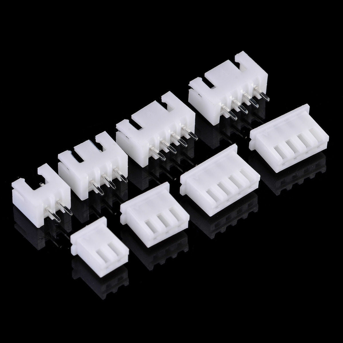 2 pin 3 pin 4 pin Terminal Housing PCB Header Connector Wire 2.54mm Pitch 50 Set