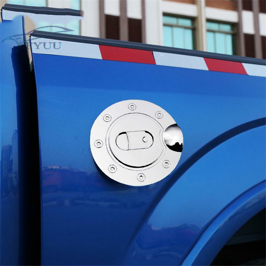 For 2004-08 Ford F150 Triple Chrome Plated ABS Fuel Tank Gas Door Cap Trim Cover