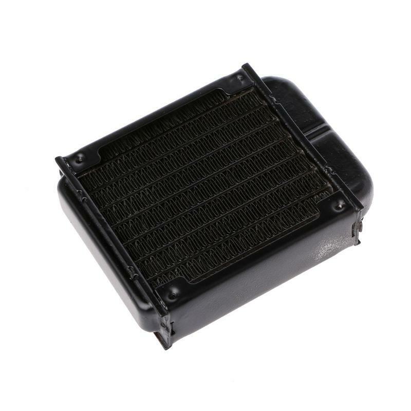 Water Cooler Aluminum Radiator 80mm For Computer  8cm Fan CPU Cooler Heat Sink