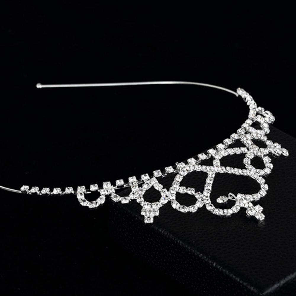 Baby Kids Girls Party Diamond Princess Headband Hair Hoop Crown Crystal