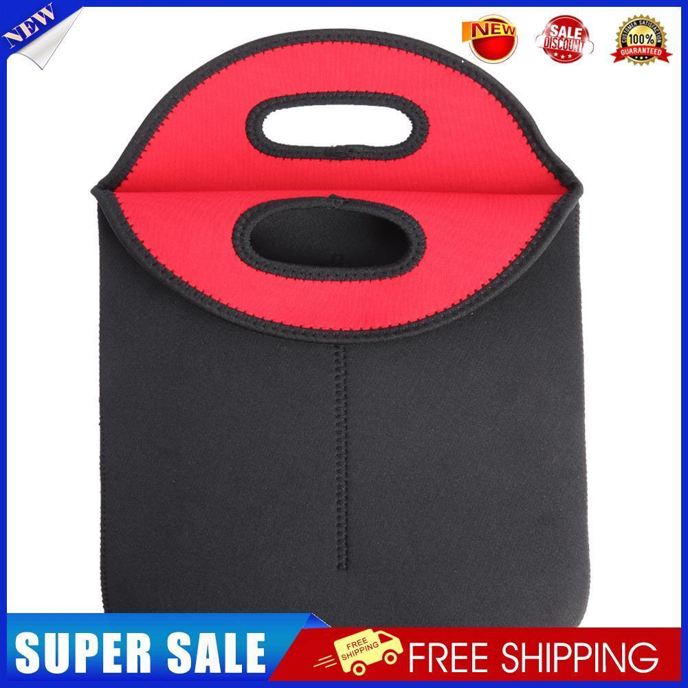 Wine Bottle Cooler Neoprene Double Bottle Protective Sleeve Holder (Red)