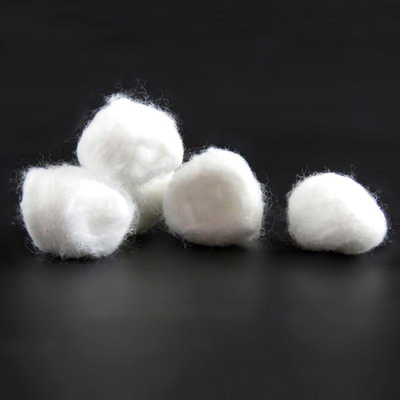 400Pcs Disposable Natural Medical Degreasing Cotton Rolling Ball Healthy Hygiene