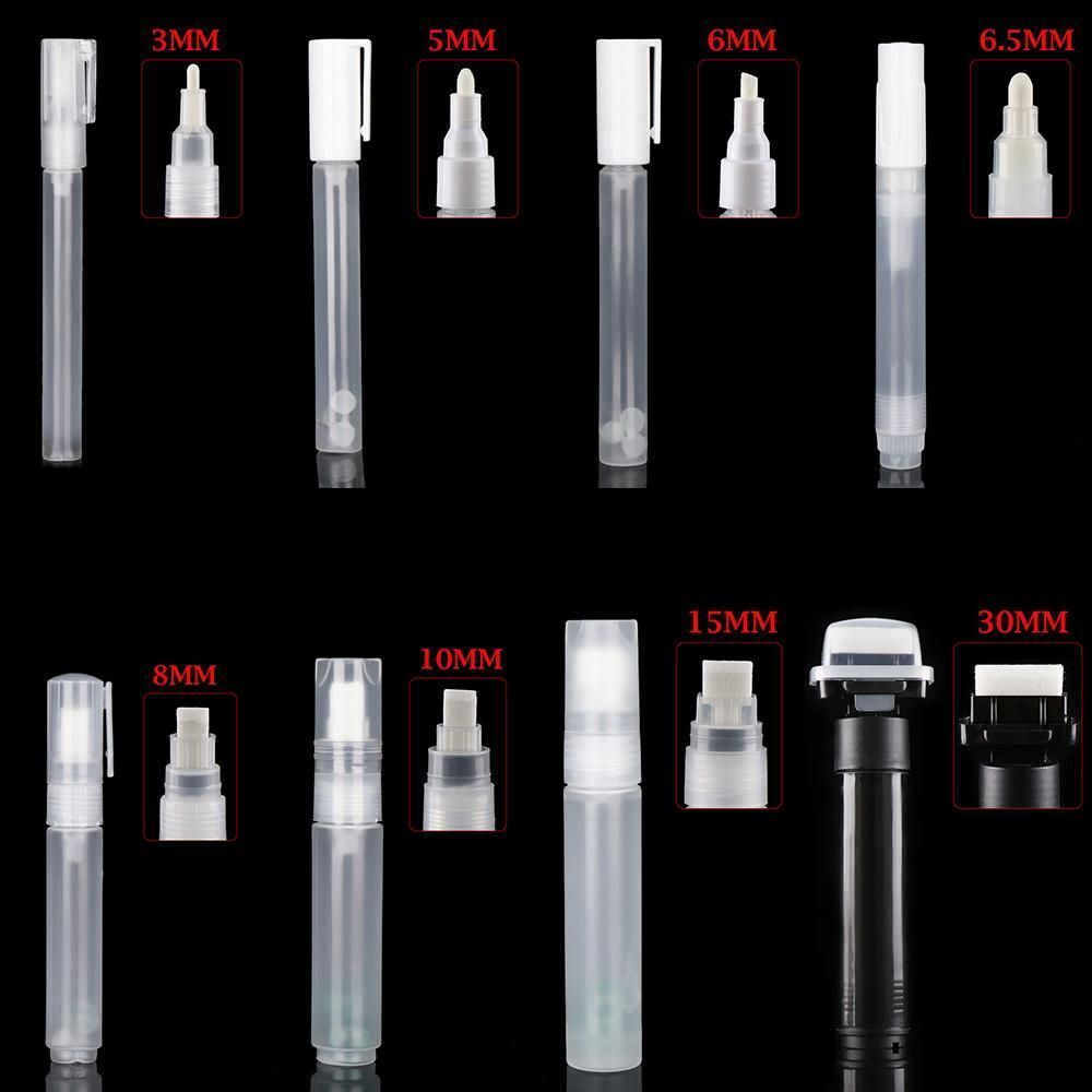 Transparent Liquid Chalk Marker Empty Rod Graffiti Pens Paint Pen Accessories