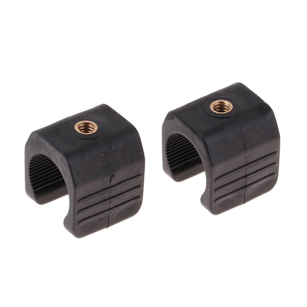 2x Flashlight Light Lamp Torch Clip Biycle Holder Bike Lighting Parts