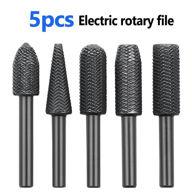Rotary Burr Set Rotary Tool Bits Grinder Bits for Metal Polishing Wood Carving