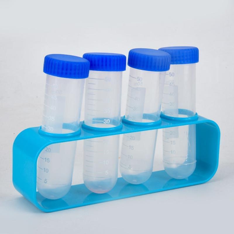 3pcs/Pack Clear 50ml Centrifuge Tubes Set for Student Teacher School Experiment
