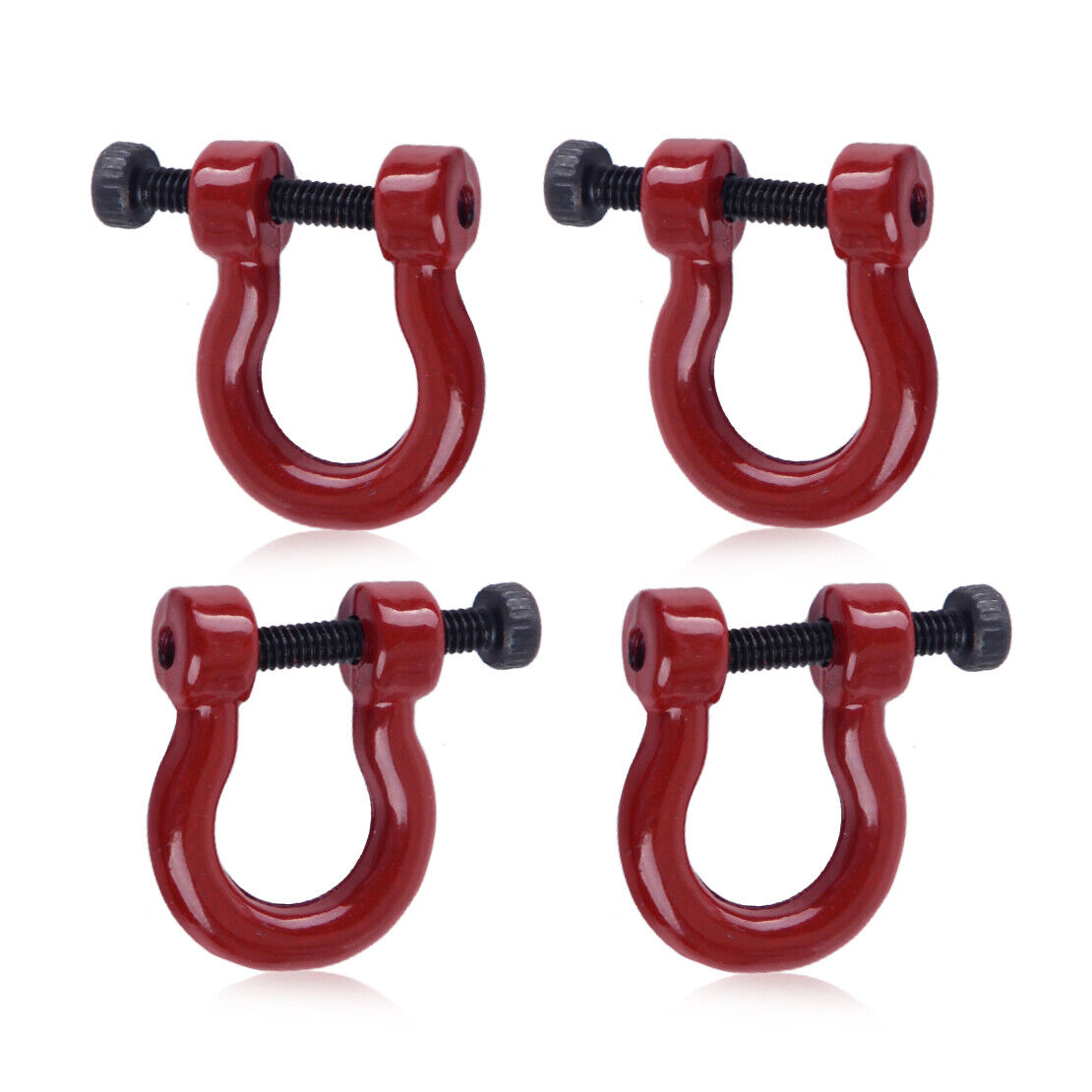 1/10 Metal 4pcs Hooks Hitch Tow Shackles fit for Traxxas TRX-4 RC Crawler Li
