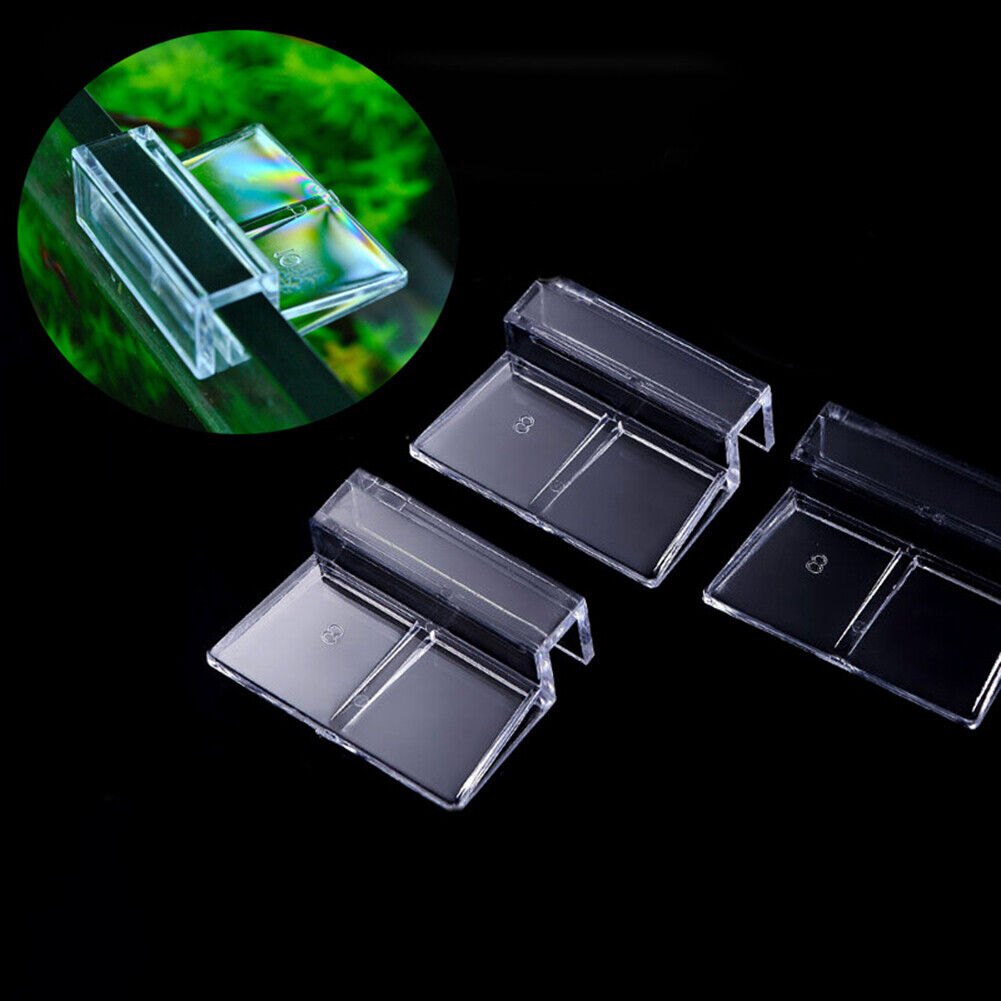 6mm 8mm 12mm 4pcs Fish Tank Bracket Clip Acrylic Aquarium Lid Holder (10mm)