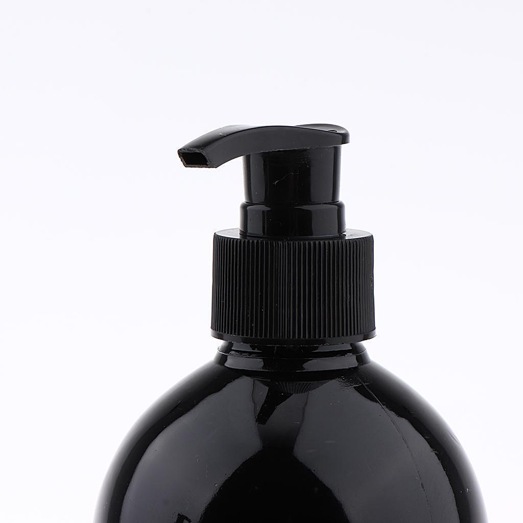 4Pcs Plastic Empty Leakproof Shampoo Pump Bottles Lotion Makeup Dispenser
