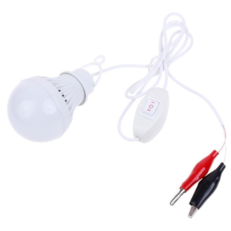 High-Bright 3V-7V LED Bulb Portable Hang Lamp Light With Clip 5W Camp Outdoor