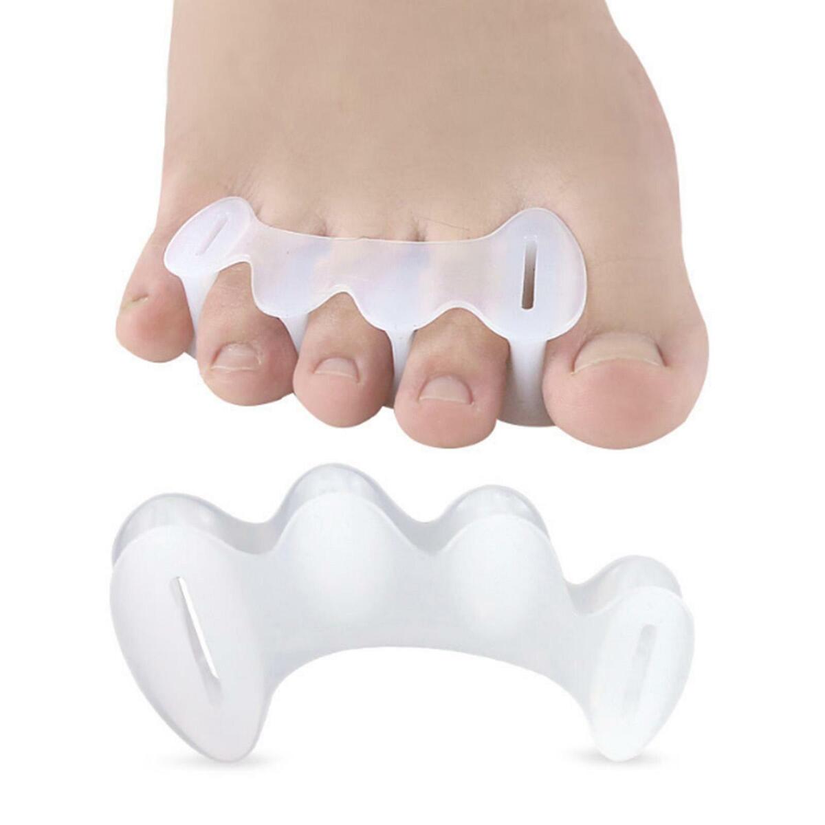 8pcs 4 Pairs Gel Toe Separators Hammer Straighteners Fixed Set for Yoga