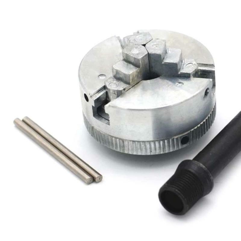 New Hot Z011 Zinc Alloy Scroll Chuck 3 Jaws Woodworking Hand Chuck
