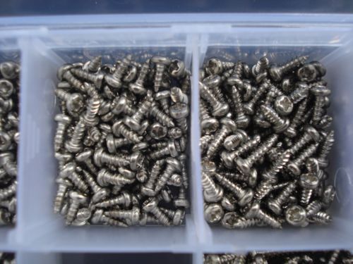 M2 Stainles Steel Phillips Pan Head Self Tapping Screws Assortment Kit 700 pcs