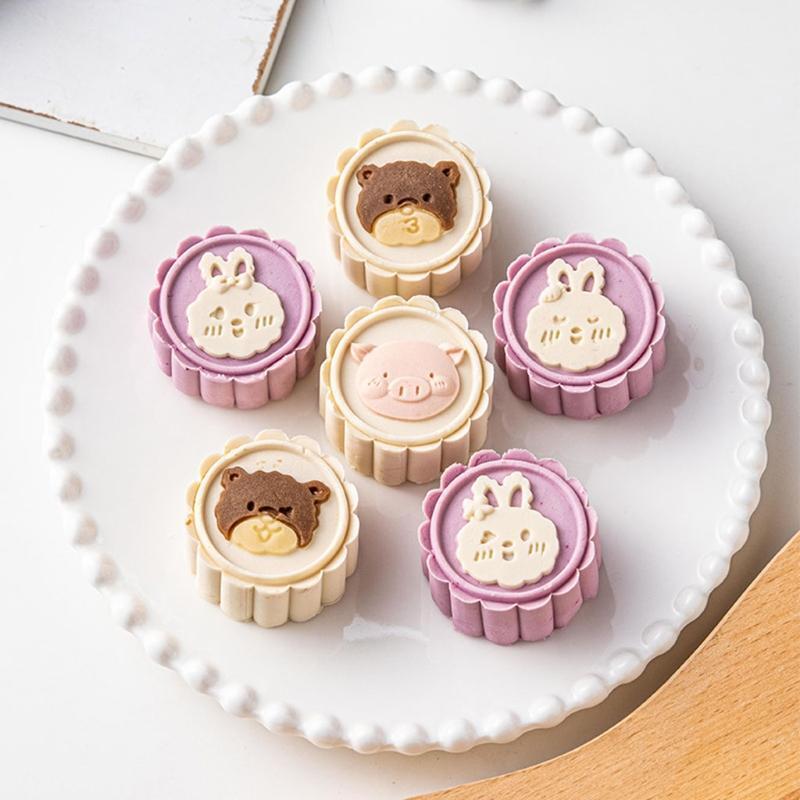 Animal Shape Cookie Cutter Mold DIY Baking Accessories for Mid-Autumn Festival