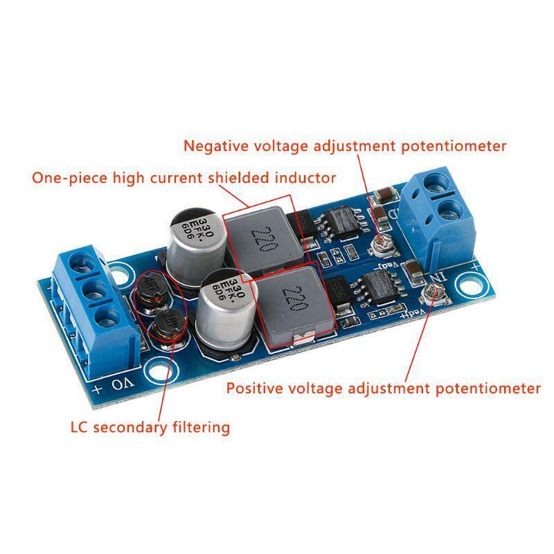 30W DC-DC Step Down Dual Power Supply Module Adjustable Voltage Conversion Board