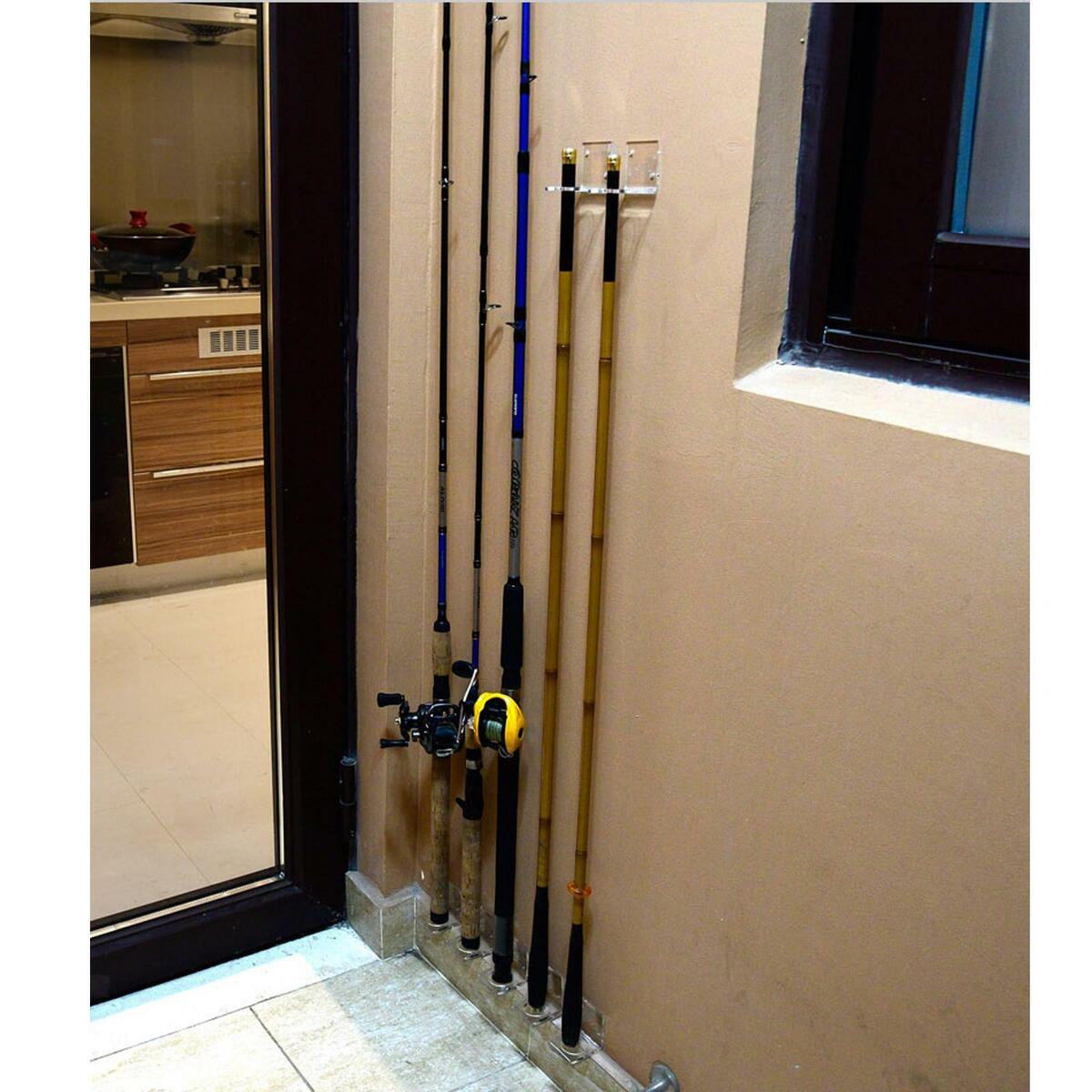 Fishing Rod rack in  Acrylic Fishing Rod Display Storage