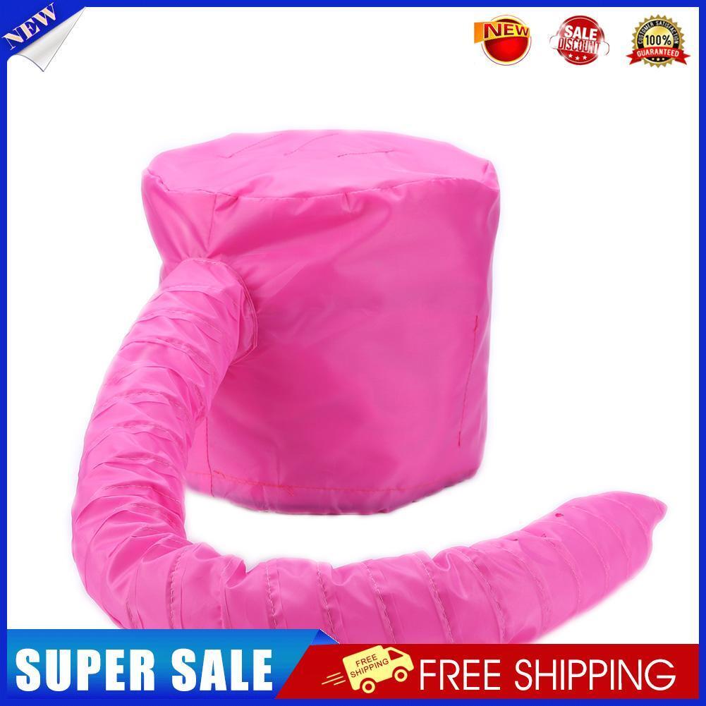 Soft Hair Perm Dryer Drying Cap Adjustable Women Home Hairdressing (Pink)