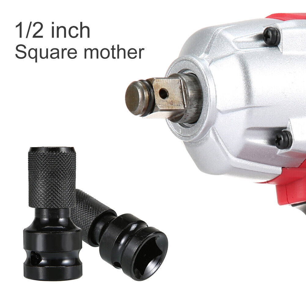 1/2 inch Square to 1/4 inch Hex Ratchet Socket Wrench Spanner Converter