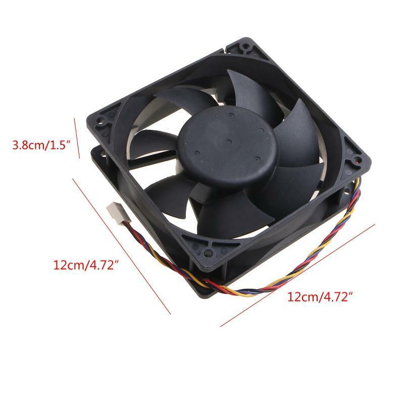 12V DC 4 PIN CPU Case Cooling Fan AFC1212DE Sleeve for Radiator CPU Cooler