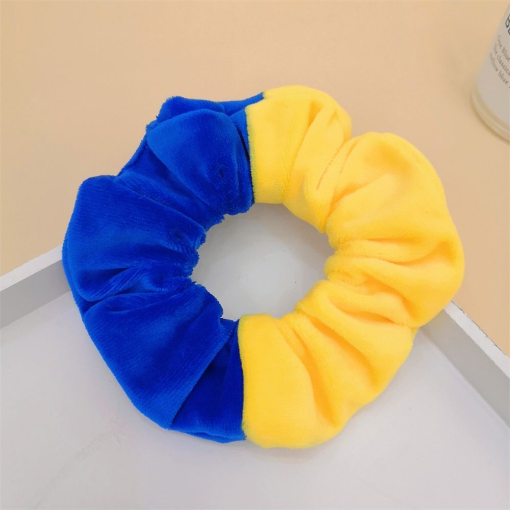 Color Soft Hair Tie Plush Ponytail Holders Velvet Scrunchies Elastic Hair Bands