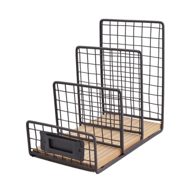 Multifunctional File Storage Holder for Office Tabletop Notebook Organizer Stand