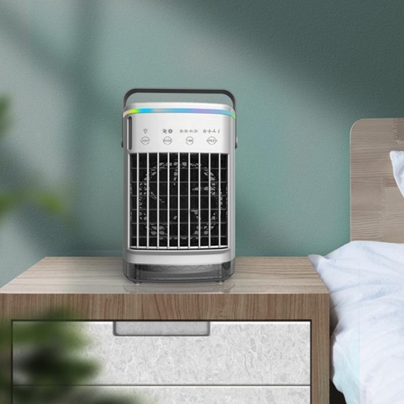Personal Air Cooler 4 in 1 Timing Personal Air Cooler Mini Air Conditioner Fan