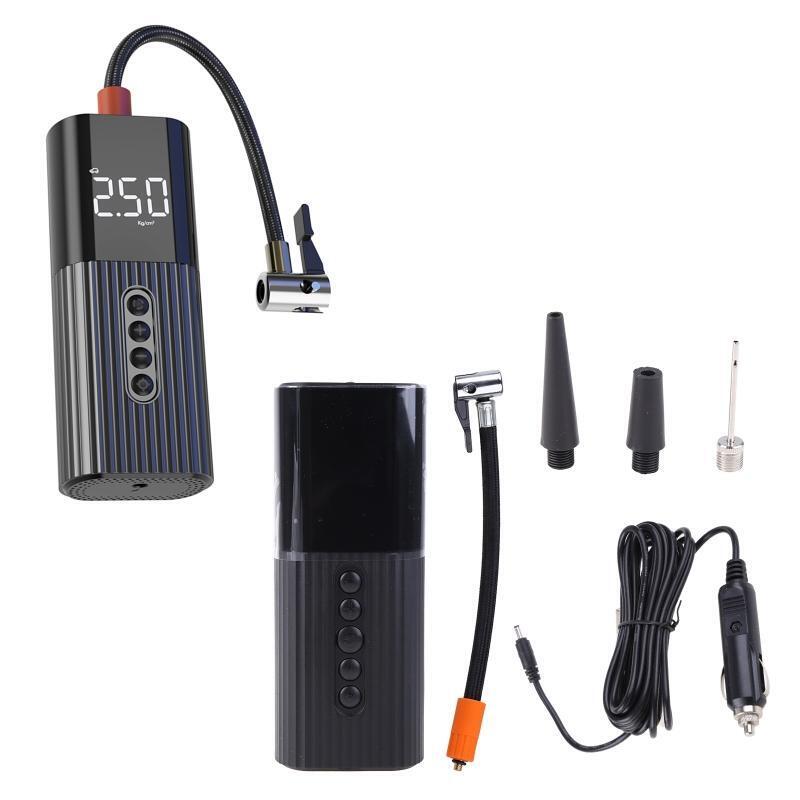 Inflatable Pump Mini Portable Air Compressor with LED Lighting 12V Tyre Inflator