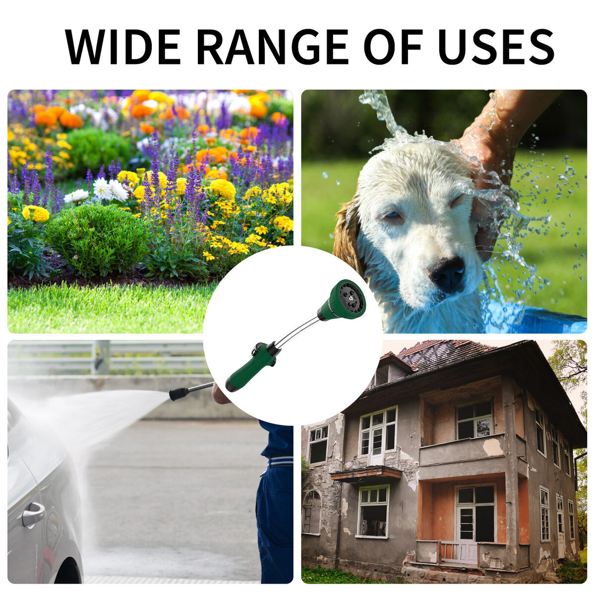 Household Car Wash Watering Wand Foam Long Rod High Pressure Water Sprayer