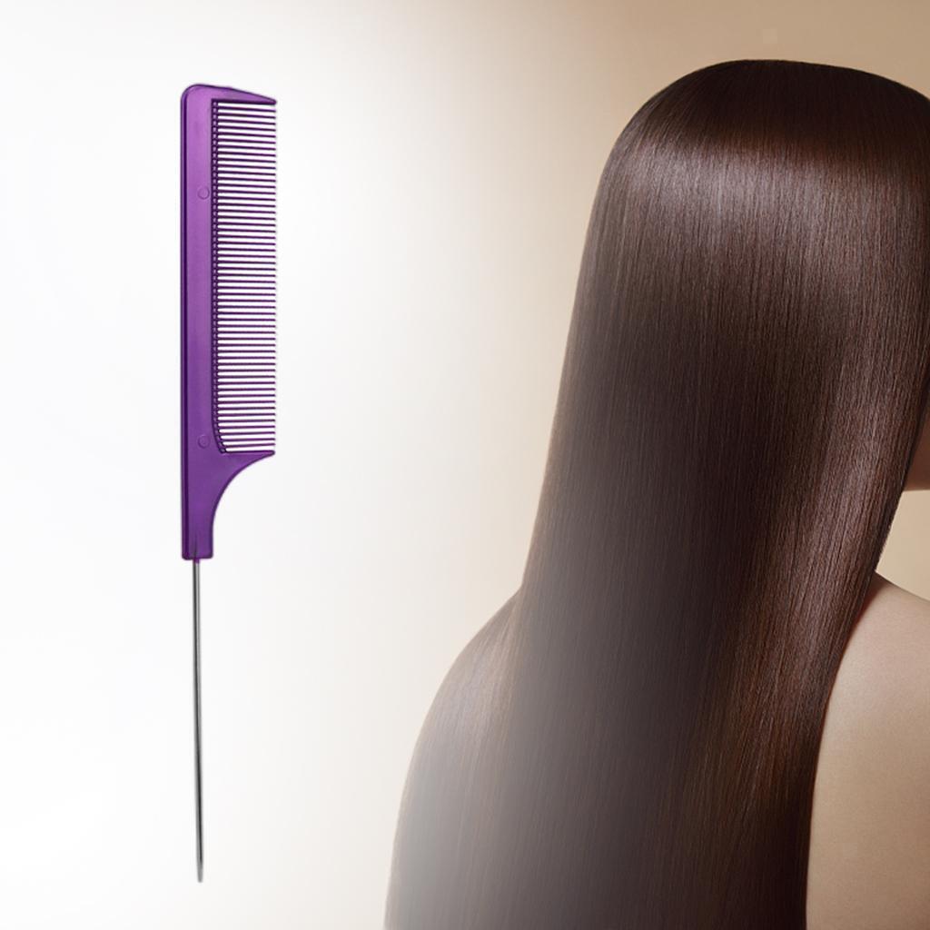 Fityle 2piece Stainless Steel Comb Combs Teasing Comb Adding  style