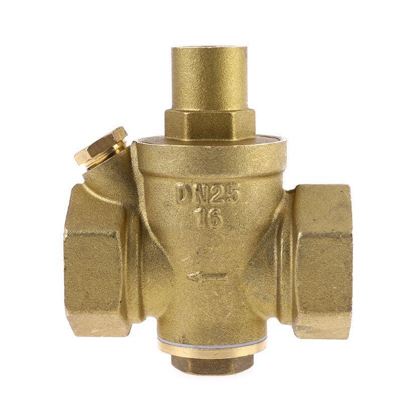 DN25 1" Adjustable Brass Water Pressure Reducing Regulator Valve PN 1.6