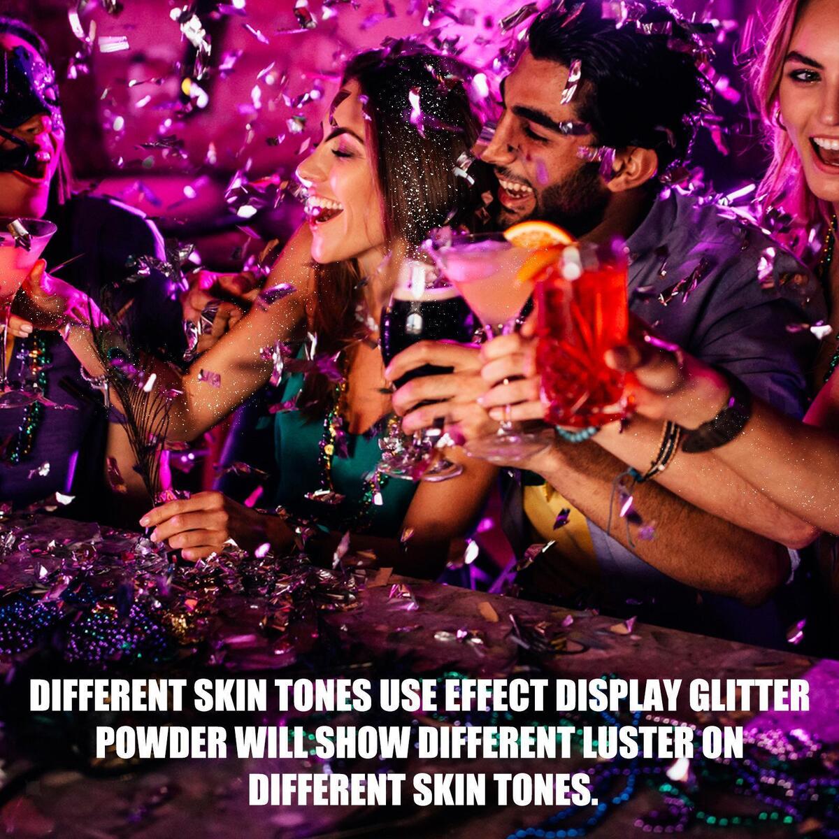 Hair Body Glitter Spray Face Highlighter Long Lasting Glow for Festival Rave