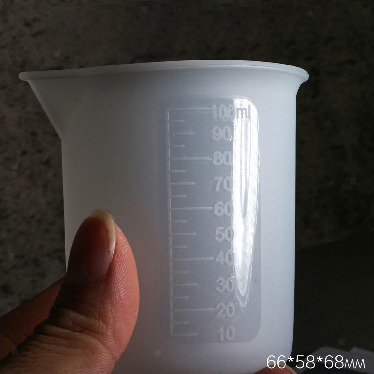 12Pcs Silicone Measuring Cups Set Non Stick Mixing Cups Set for Waxing