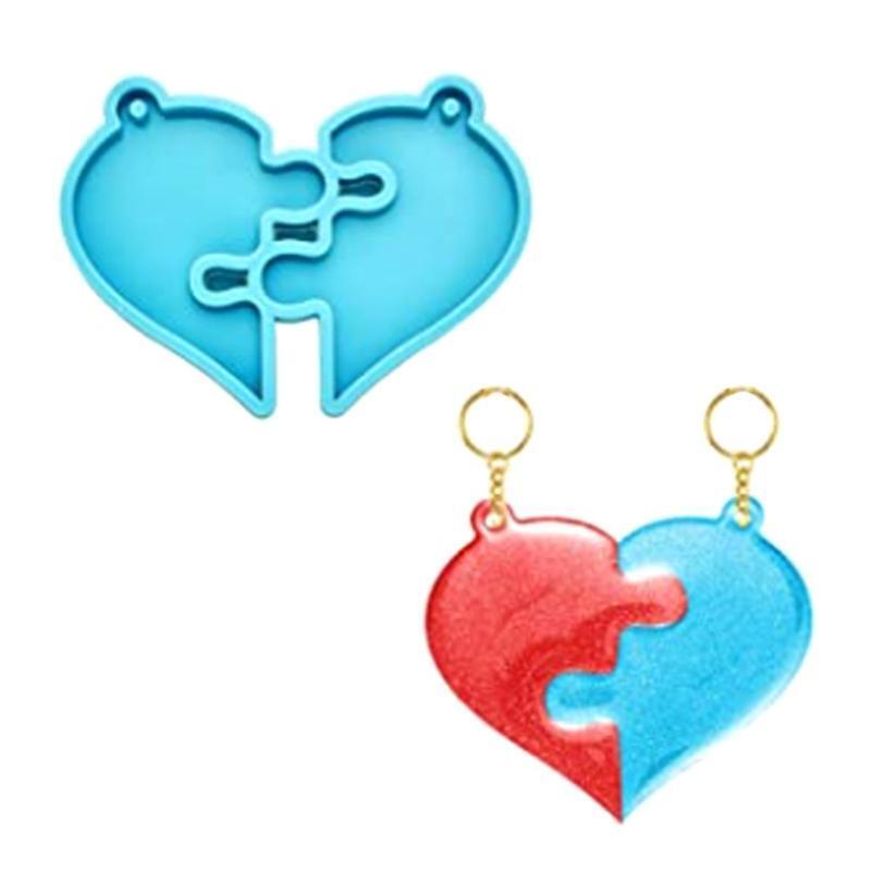 5 Pieces Silicone Pendant Moulds Silicone Clay Molds Silicone Chocolate Moulds