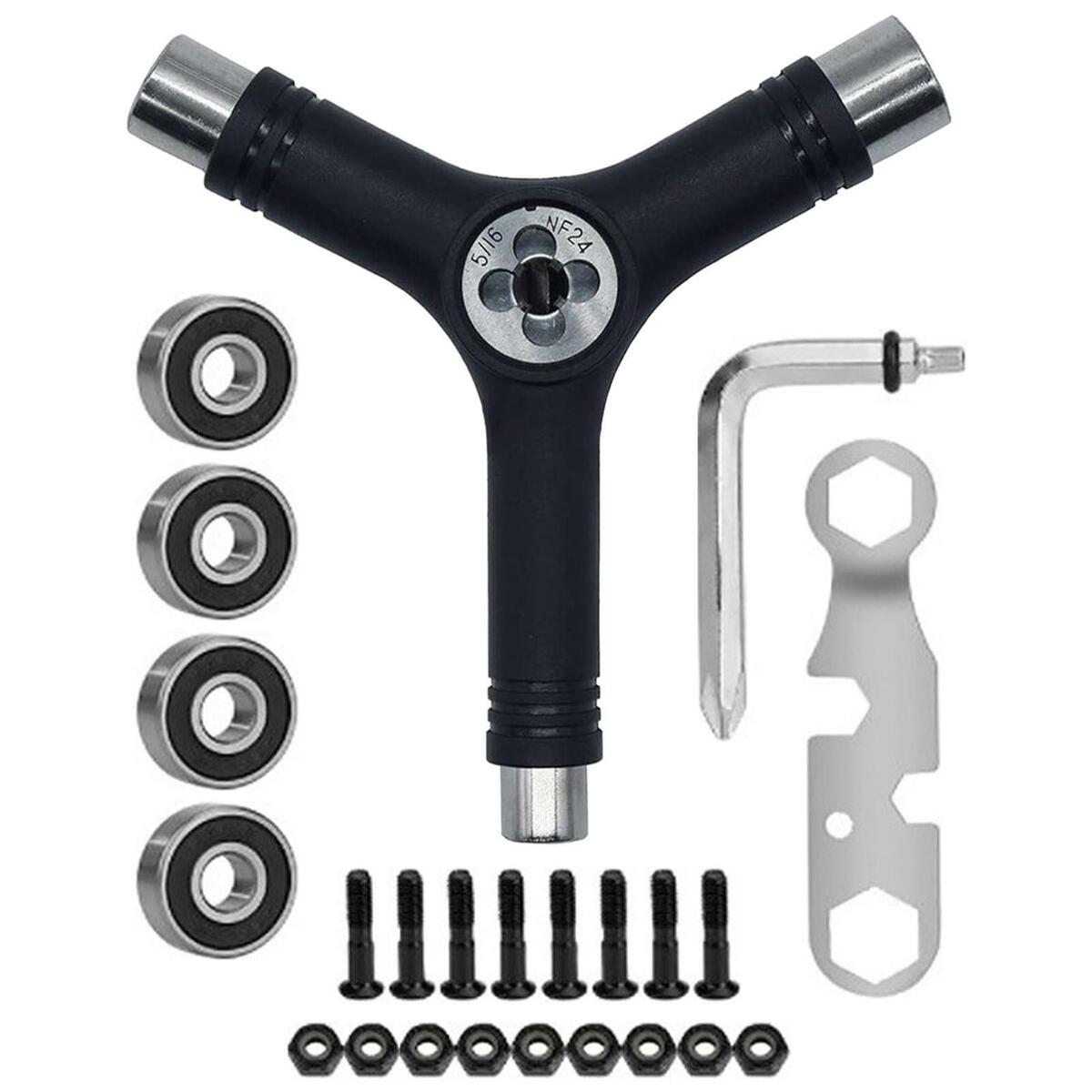 Skate Tool Set   Head Screwdriver Wrench Y Tool for Skateboard