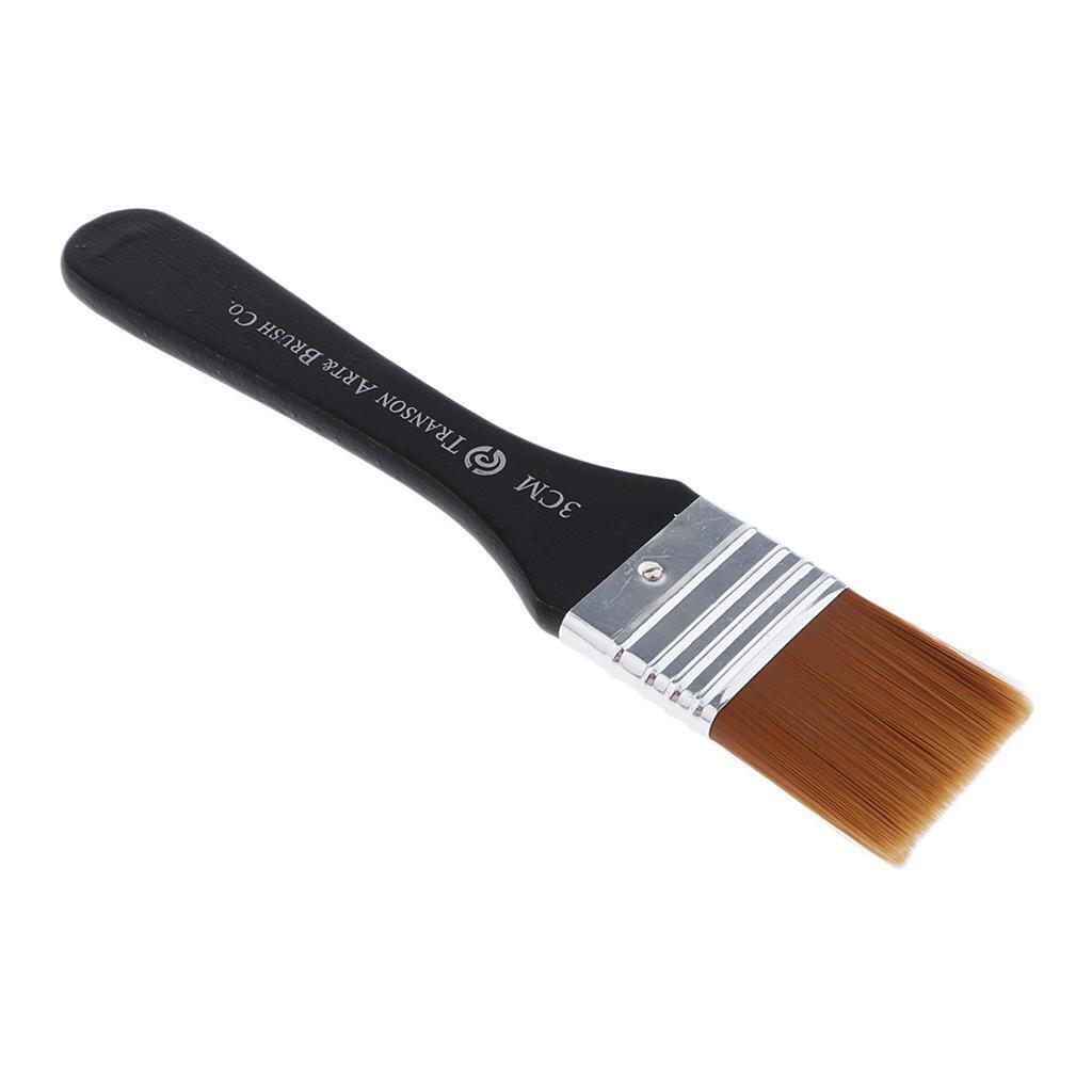 2Pieces Flat  Brush Oil Painting Brush  Kid Birthday Gift