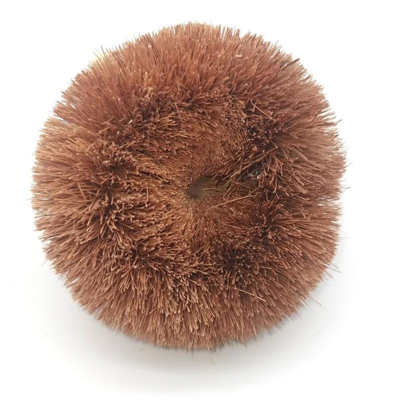 Natural Coconut Brown Non-stick Oil Pot Brush Cleaning Brushes Dish Washing