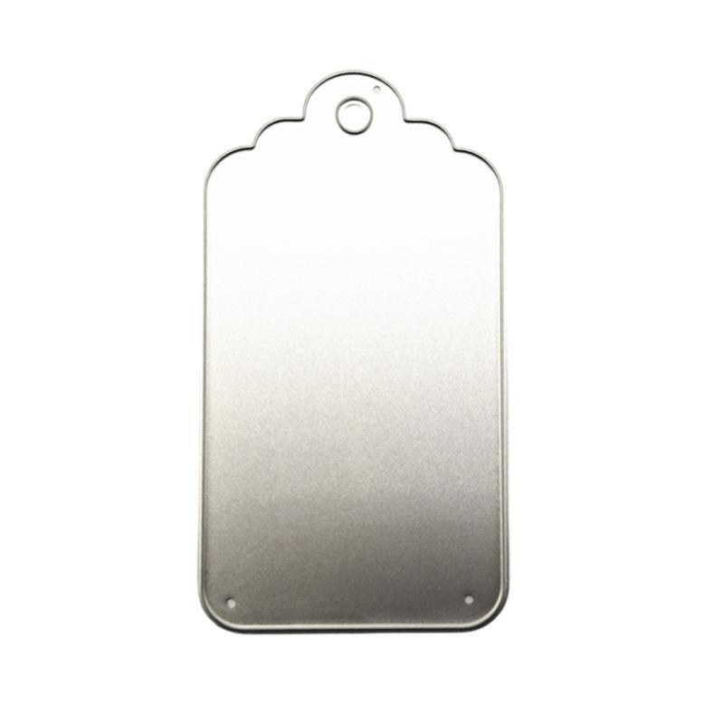 Hanging Tag Blank Label Metal Cutting Dies Stencil DIY Embossing Paper Template