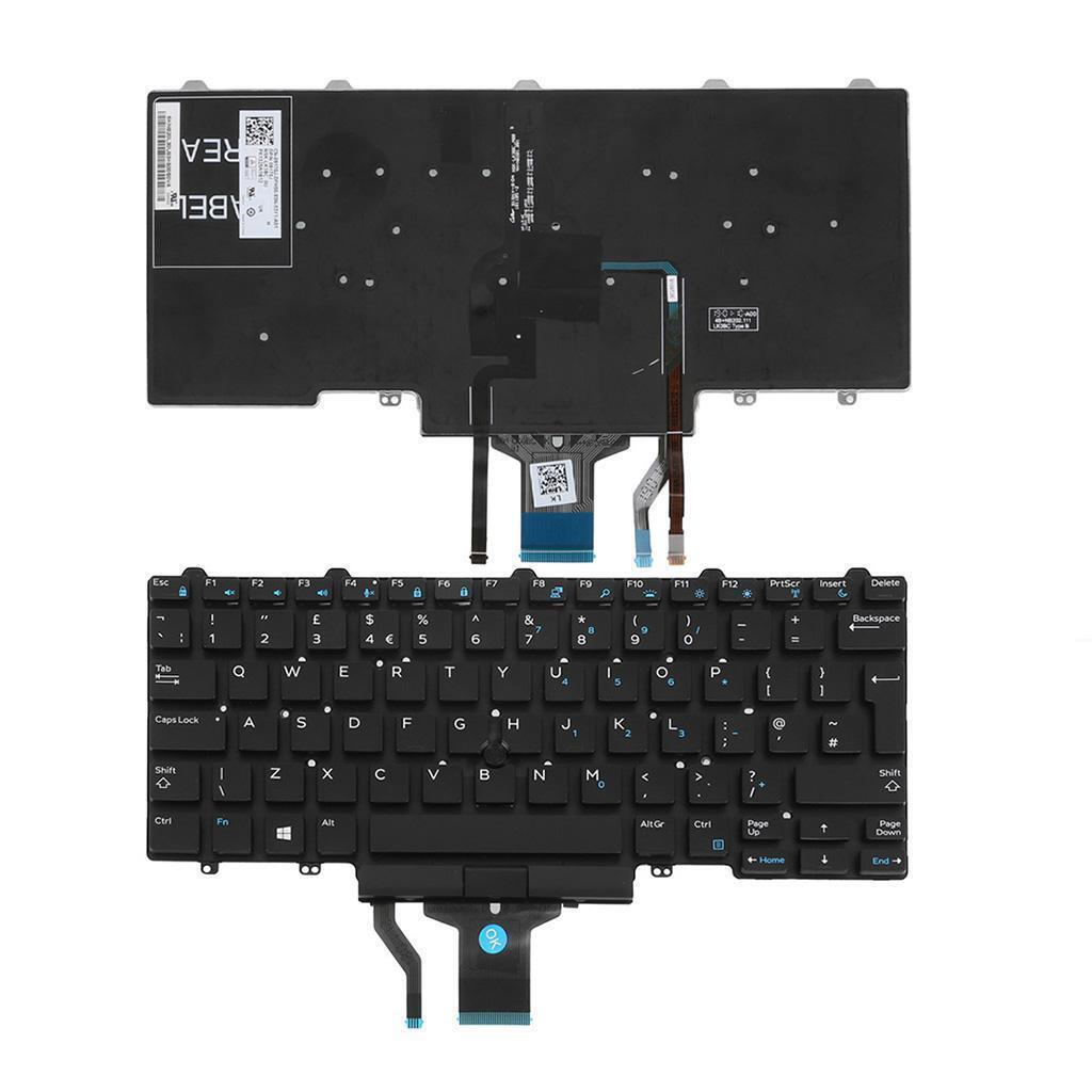 UK Laptop Keyboard Backlit Replace for DELL LATITUDE E5450 3340 Series