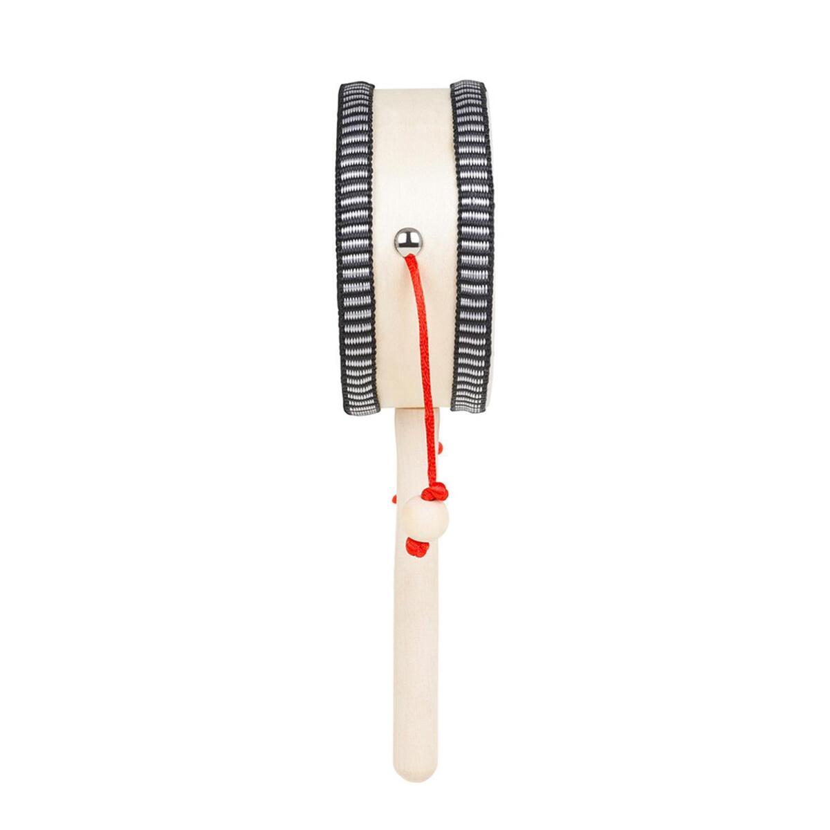 Wooden Rattle Drum Chinese Traditional Spin for Early Education Newborn