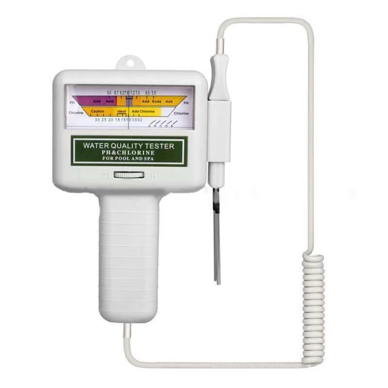 Water Quality Tester Portable Digital 2 in 1 Water Quality PH & Chlorin Tester
