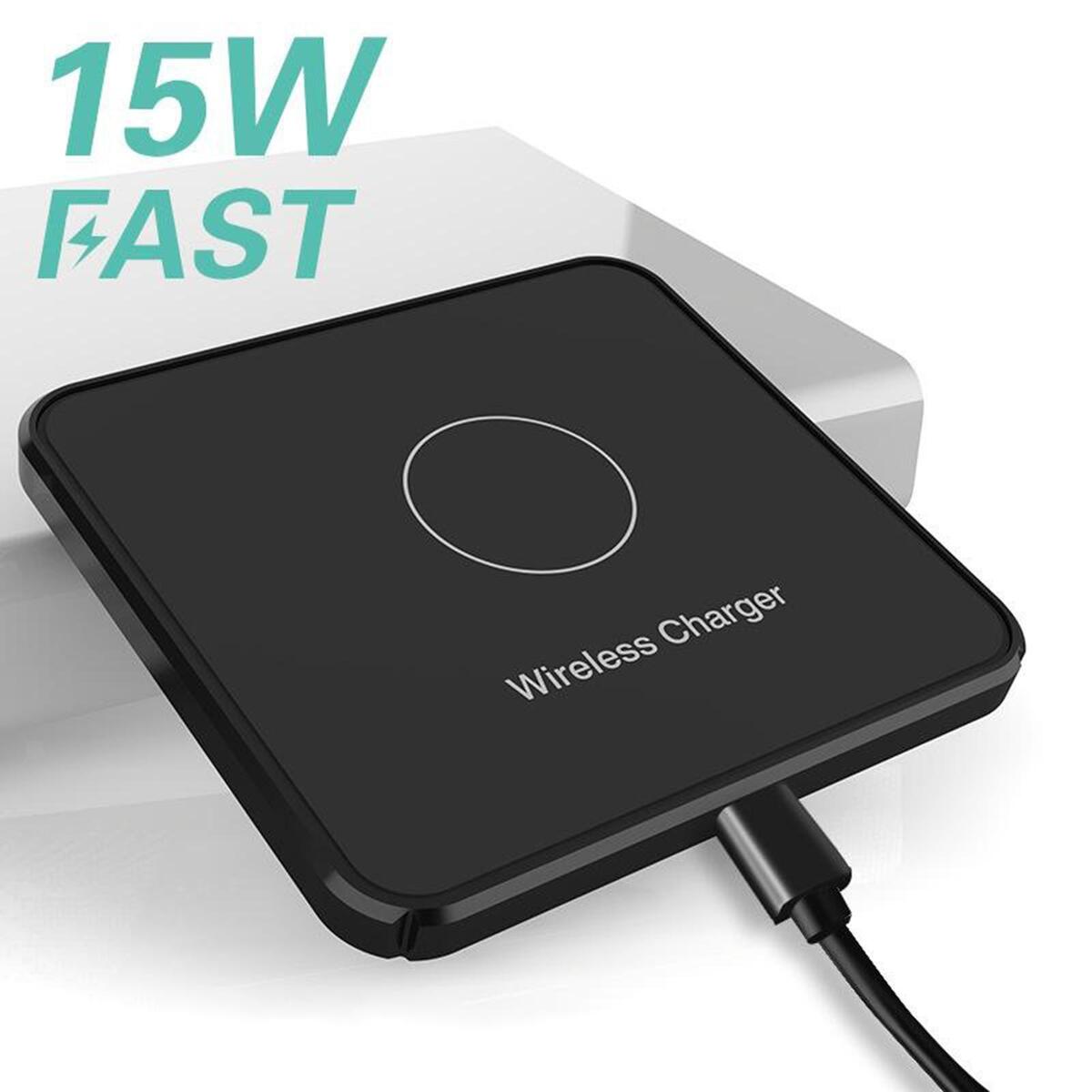 Gazechimp 15w Wireless Indication Charging Pad Function for Desktop Phone Stand