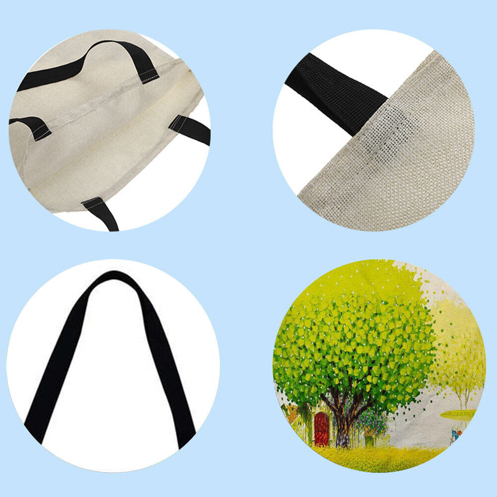 Big tree Printed Shoulder Shopping Bag Casual Large Tote Handbag (40*40cm)