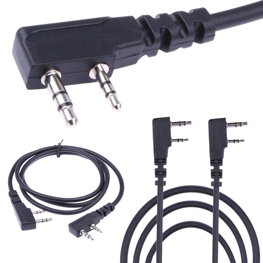 2 Pin Clone Copy Cable for Puxing Wouxun Linton Kenwood Baofeng 2-Way Radio