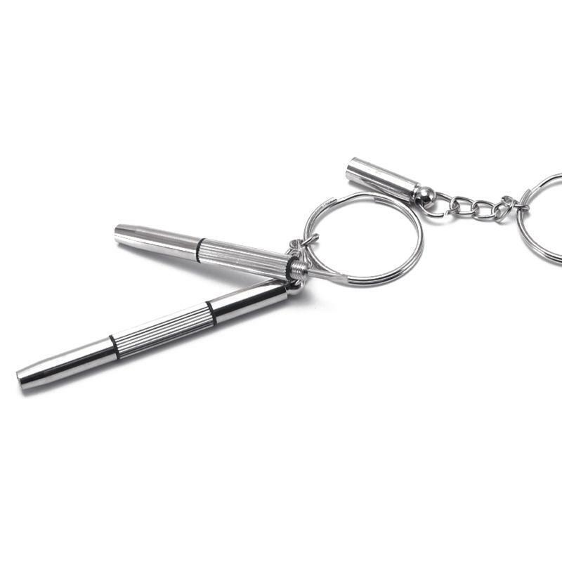 Small Eyeglass Repair Kit Mini Eyeglass Keychain Hand Tools for Sunglass Watch