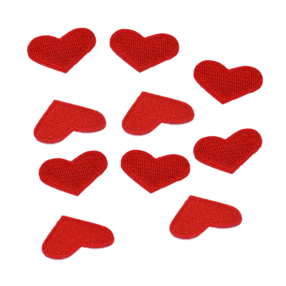 20 Embroidery Red Love Heart Sew Iron On Patch Applique Badge Bag Jeans Craft Li