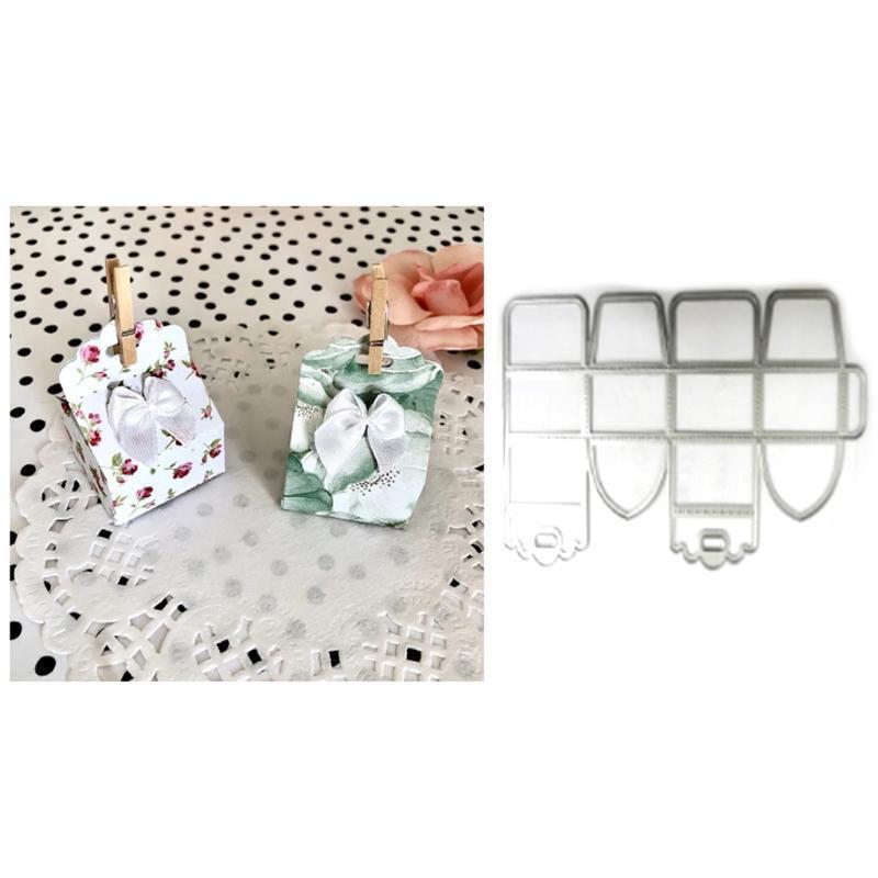 Present Box Metal Cutting Die Decorative Handmade Storage Box Die Cuts Template