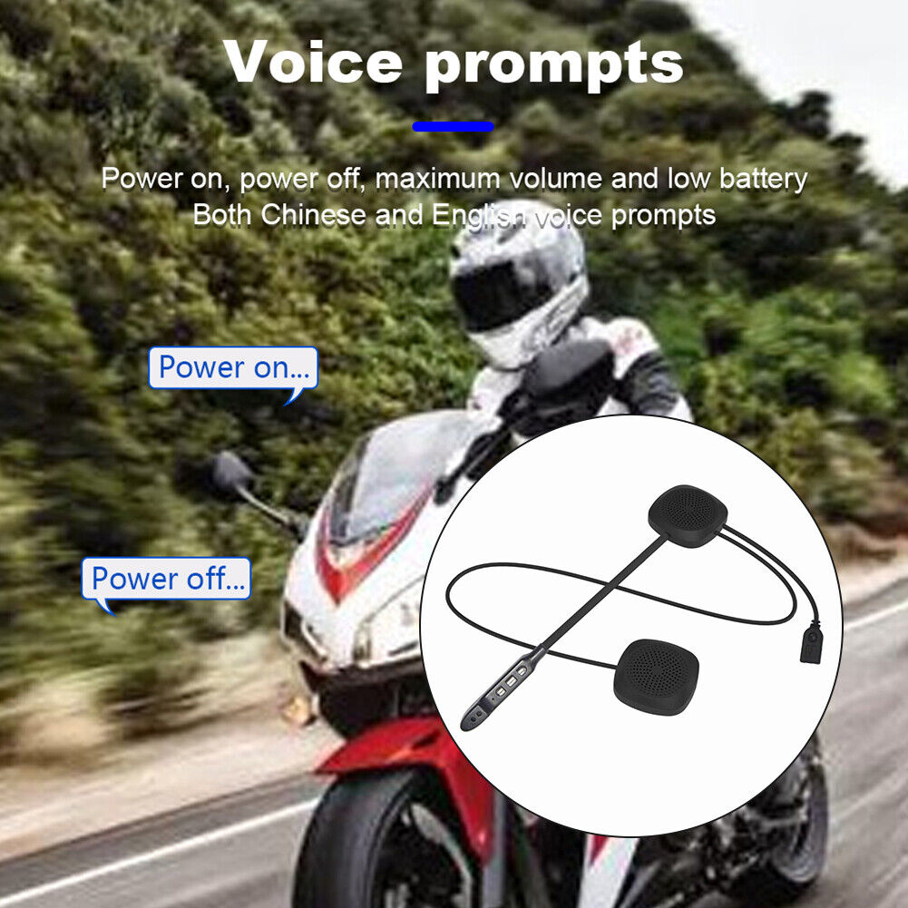 T2 Replacement Wireless Bluetooth-compatible 5.0 Motorcycle Helmet Headset
