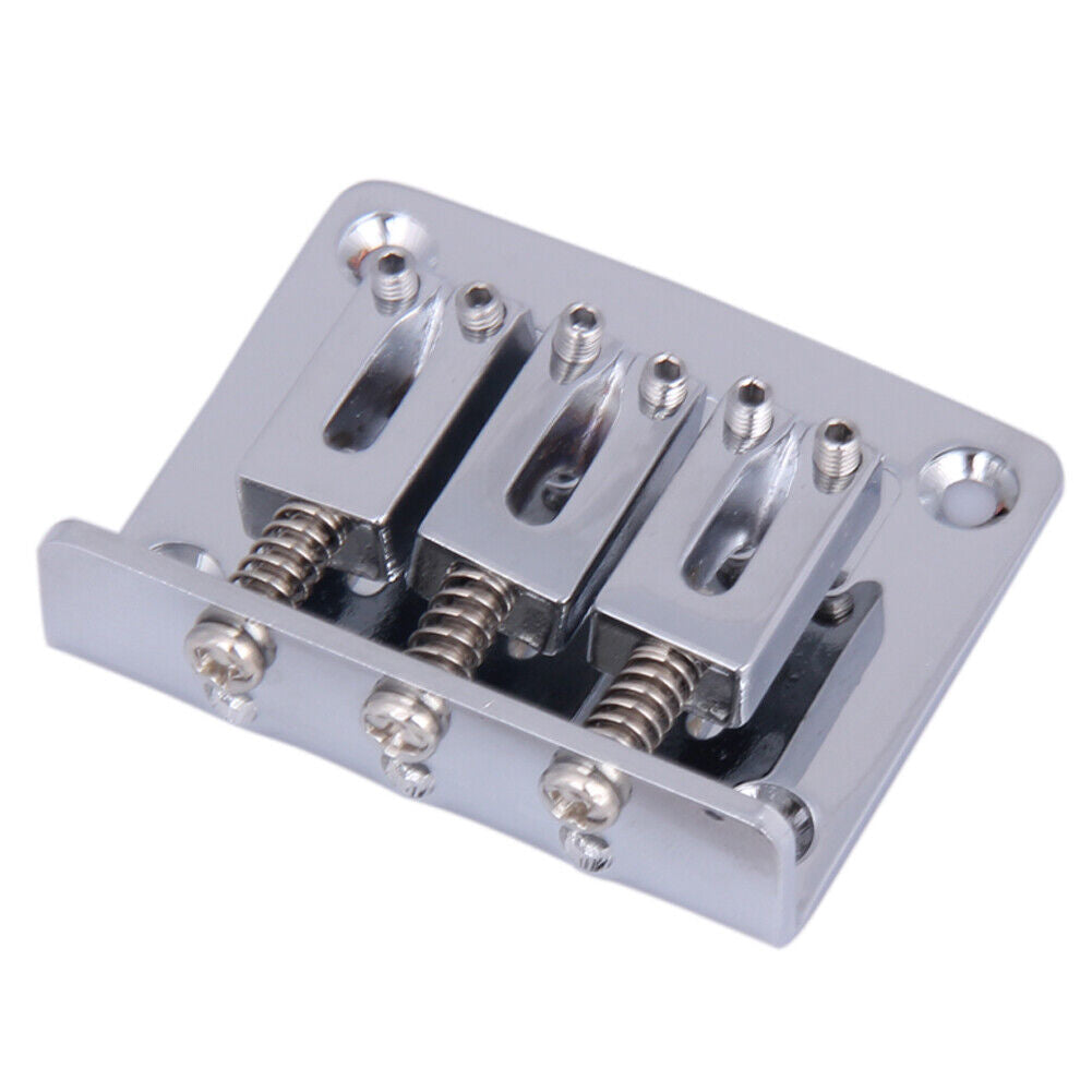 Adjustable Guitar Tailpiece for Cigar Box Guitar 3 String Hard-tail