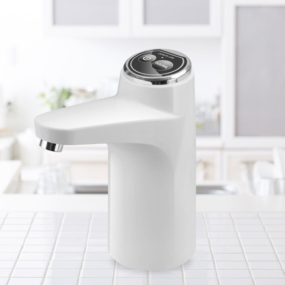 Touch Switch USB Charging Auto Drinking Water Pump Water Dispenser (White)