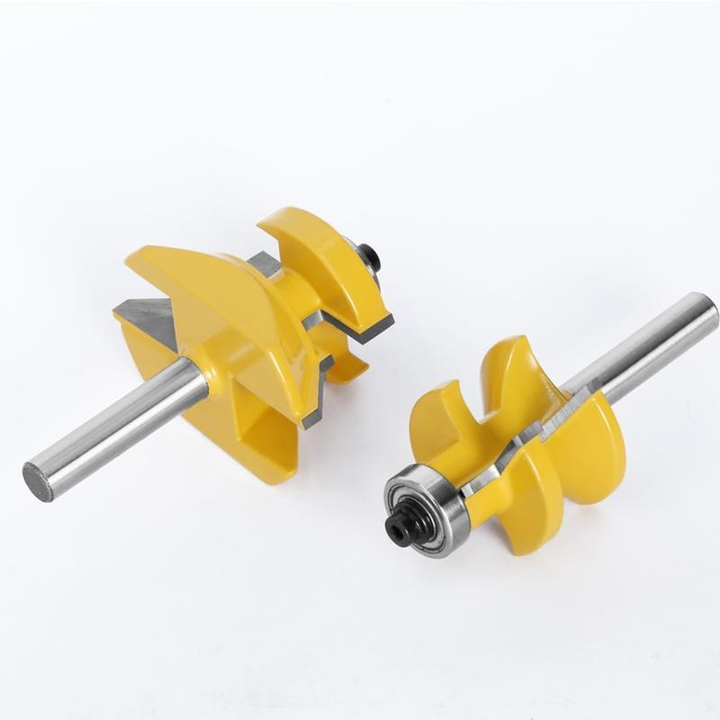 8mm 2 Pieces Router Bit  Milling Cutter Woodworking Cutters for Wood MDF